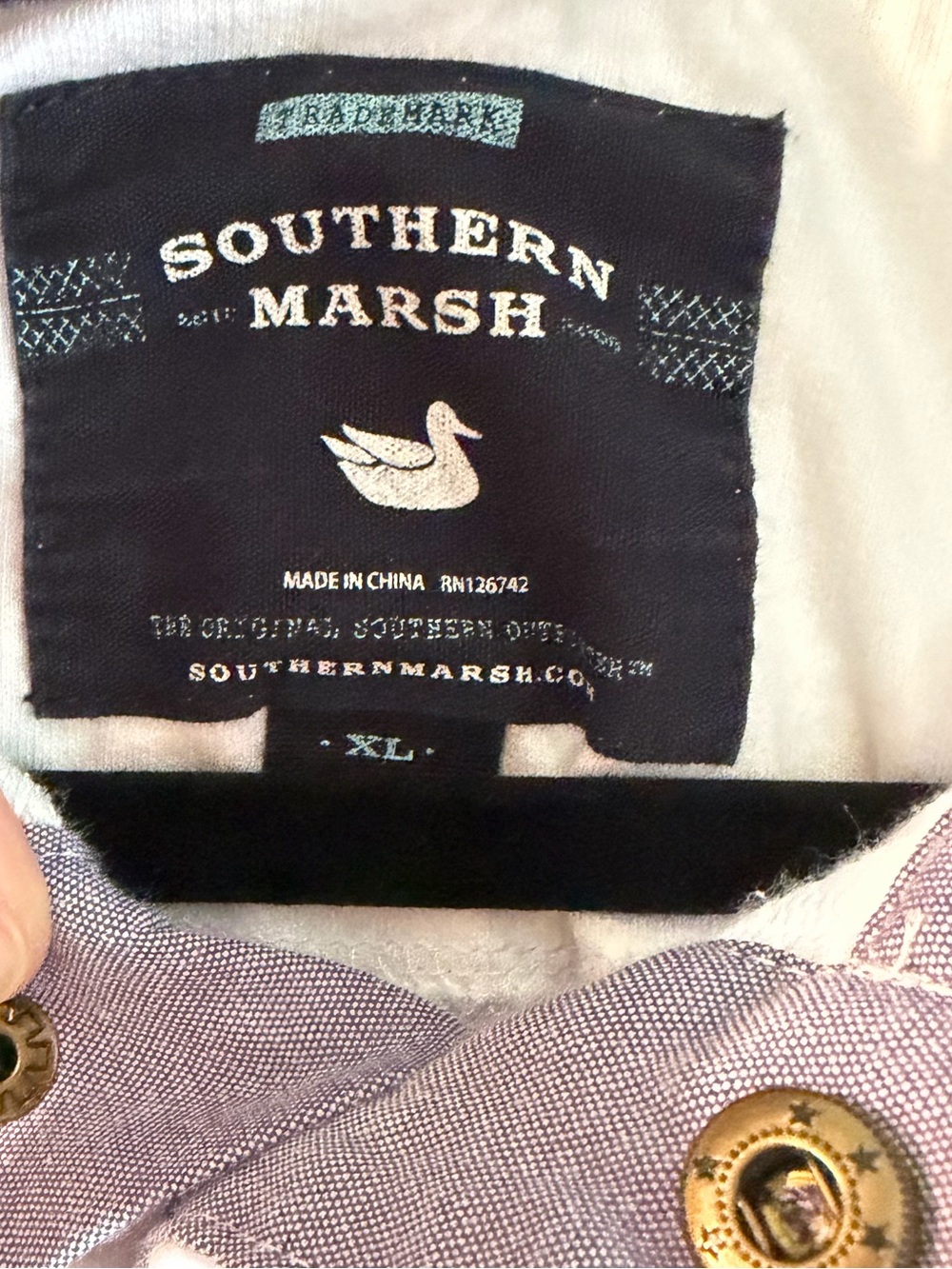 Southern Marsh White Rugby Pullover with Yellow, Green & Navy Stripes - Picture 3 of 5